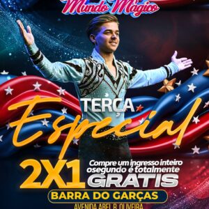 Ingresso Circo Mundo Mágico | Barra do Garças - MT| 09/12/2025 - Terça-Feira 20:00hs