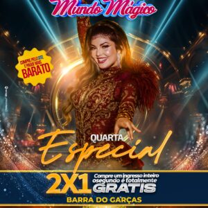 Ingresso Circo Mundo Mágico | Barra do Garças - MT | 10/12/2025 – Quarta-Feira 20:00hs